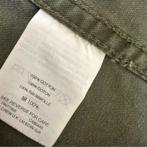 Madewell Surplus Jacket Utility Field Military Full Zip Sharp Casual in Olive 🫒 - Picture 12 of 13